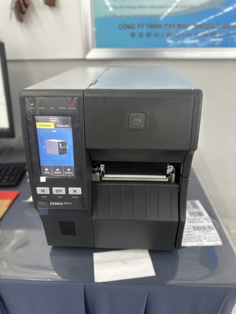 MÁY IN MÃ VẠCH CÔNG NGHIỆP ZEBRA ZT411 (203DPI/300DPI)
